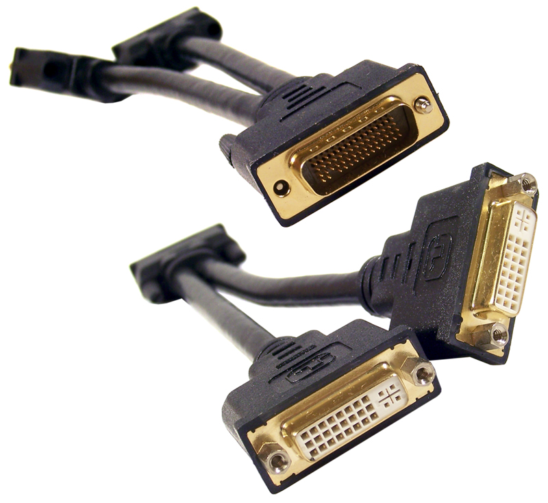 Cable Length: Other Computer Cables 59 Pins DVI to Dual VGA Connector Cable 0.25m Cable Length: Other Computer Cables 59 Pins DVI to Dual VGA Connector Cable 0.25m